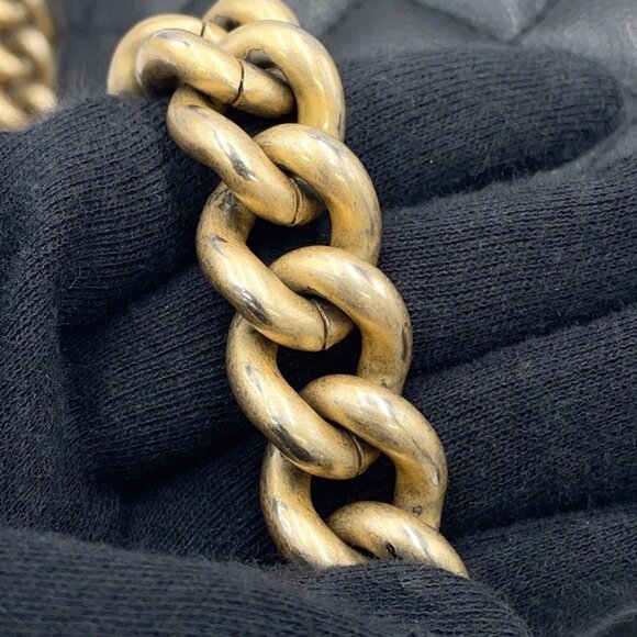 CHANEL Boy Chanel ChainShoulder Bag Size Small Calfskin Black - Picture 9 of 13